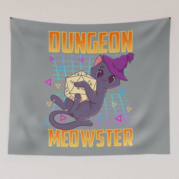 Item preview, Dungeon Meowster Tabletop Gamer designed and sold by LauriceCharbo.