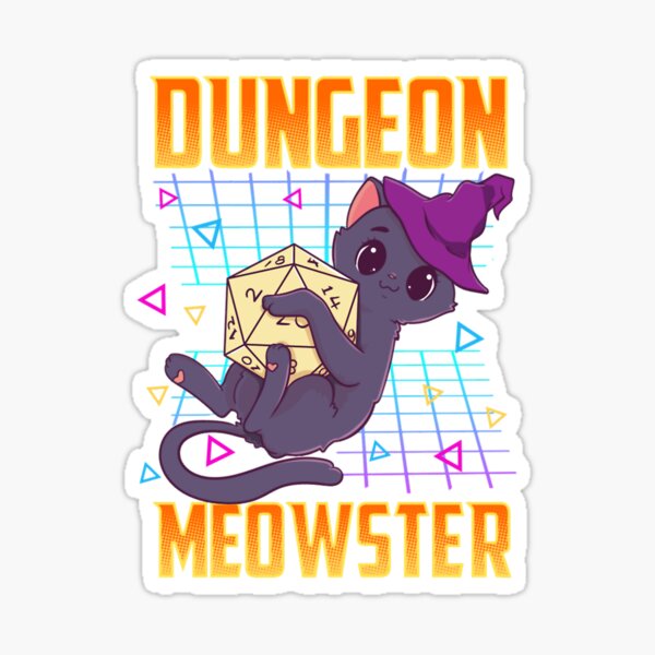 Item preview, Dungeon Meowster Tabletop Gamer designed and sold by LauriceCharbo.