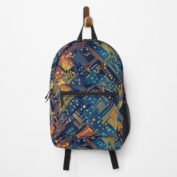 Item preview, Circuit Board Blue & Gold – Seamless designed and sold by GalacticLabs.
