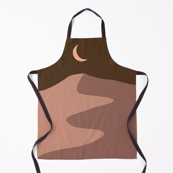 Item preview, Moonlight and Sand Dunes - Desert Landscape - Modern, Minimal, Contemporary Abstract Print - Brown designed and sold by Studio Grafiikka.