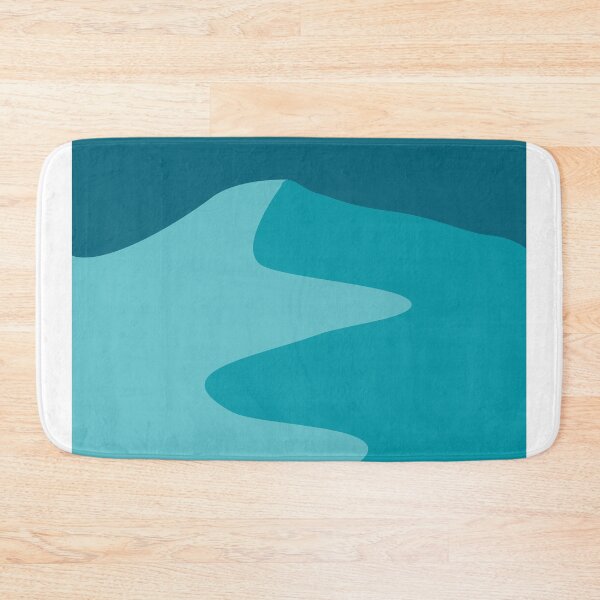Item preview, Moonlight and Sand Dunes - Desert Landscape - Modern, Minimal, Contemporary Abstract Print - Blue designed and sold by Studio Grafiikka.