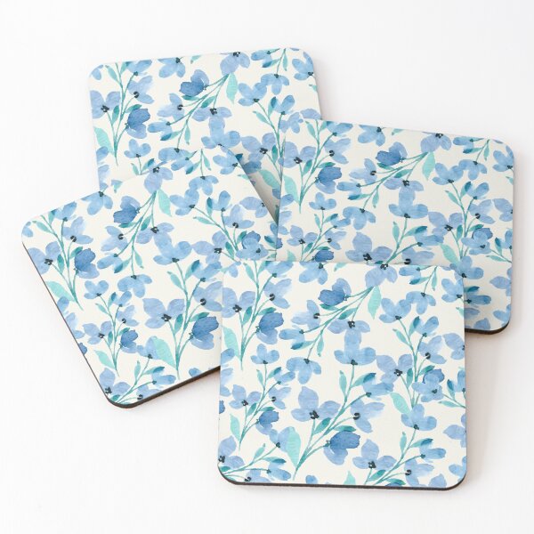 Item preview, Blue Flowers designed and sold by KatsCarnations.