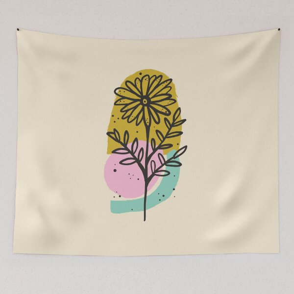 Item preview, Bohemian Sketched Daisy designed and sold by robyriker.