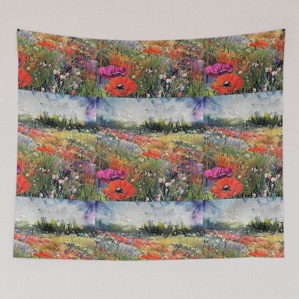 Item preview, wave of flowers designed and sold by bogfl.