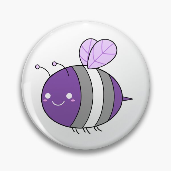 Item preview, Graysexual Pride Bee designed and sold by rainbow-milk.