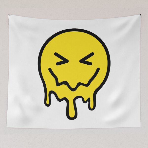 Item preview, Smiley Face Tattoo  Funny Face designed and sold by kriswilkinson.