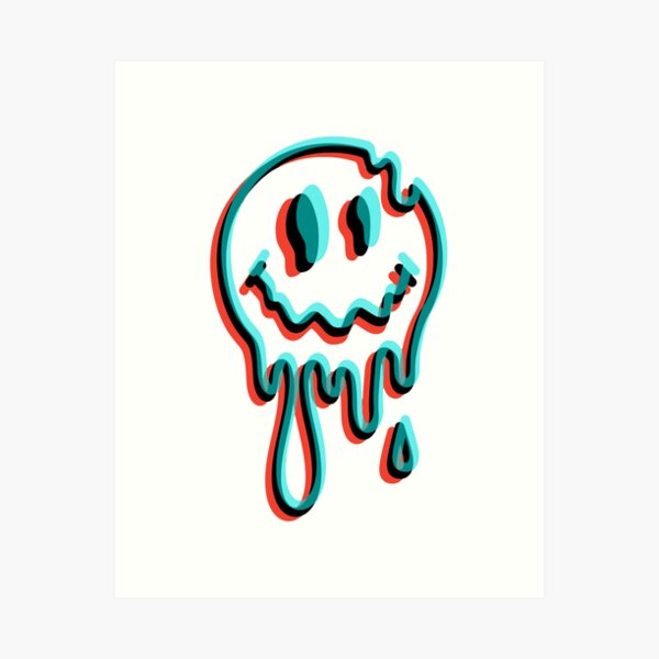 Smiley Face Tattoo Art Prints for Sale  Redbubble