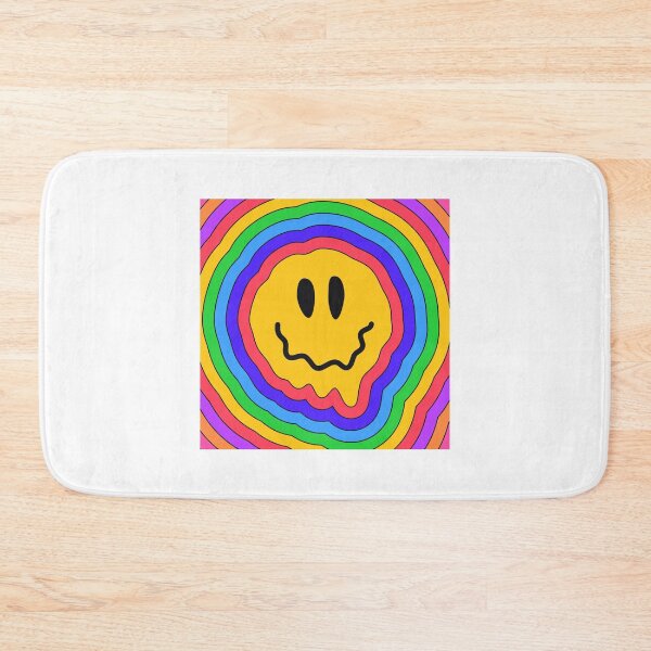 Item preview, Smiley Face Tattoo  Psychedelic Rainbow Smiley designed and sold by kriswilkinson.