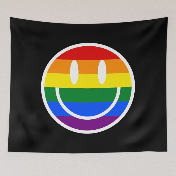 Item preview, Smiley Face Tattoo  Rainbow Face Smiley designed and sold by kriswilkinson.