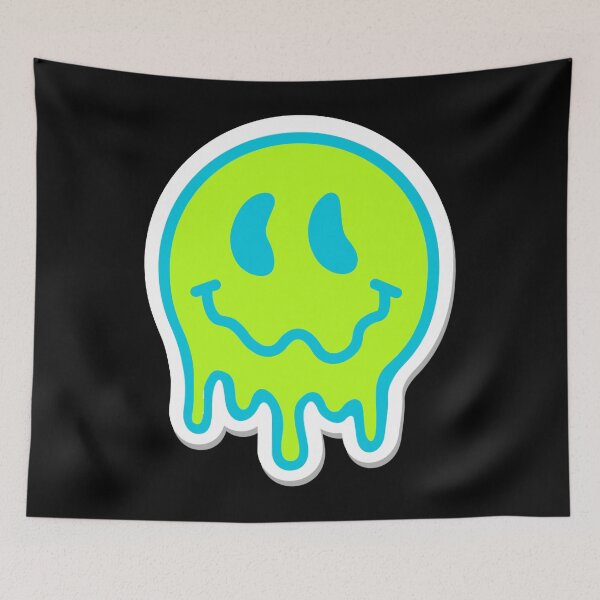 Item preview, Smiley Face Tattoo  Trippy Face designed and sold by kriswilkinson.