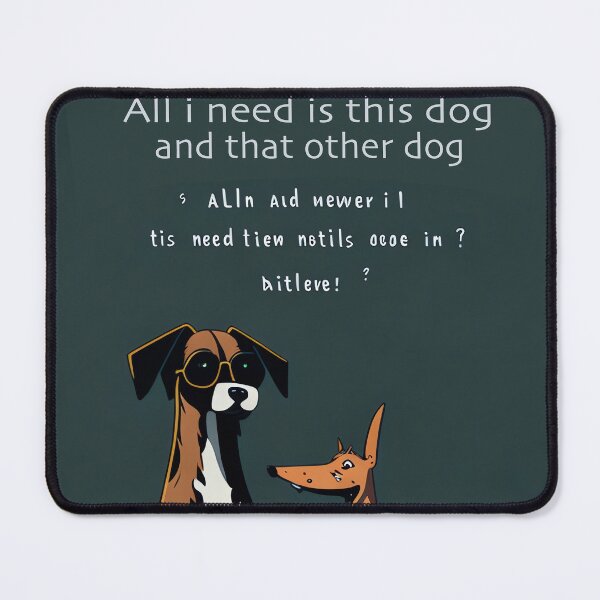 Item preview, All i need is this dog and that other dog: Experience the Magic of Dog Love, and Smiles designed and sold by Paolospresent.
