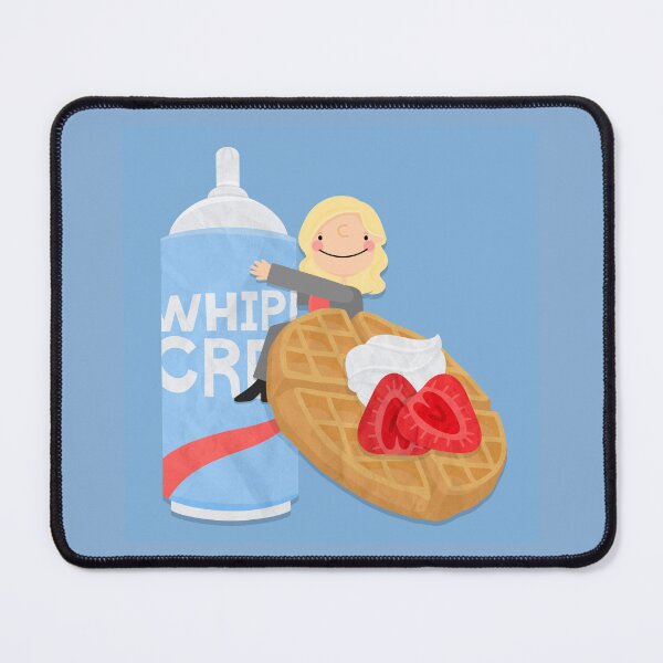 Item preview, Parks and Rec Leslie Waffle and Whipped Cream designed and sold by cutermelon.