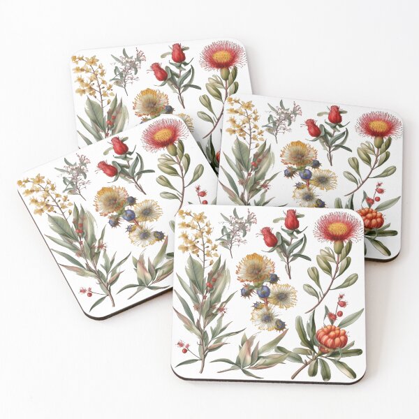 Item preview, Elegant Native Flowers of Australia designed and sold by StickeryPickery.