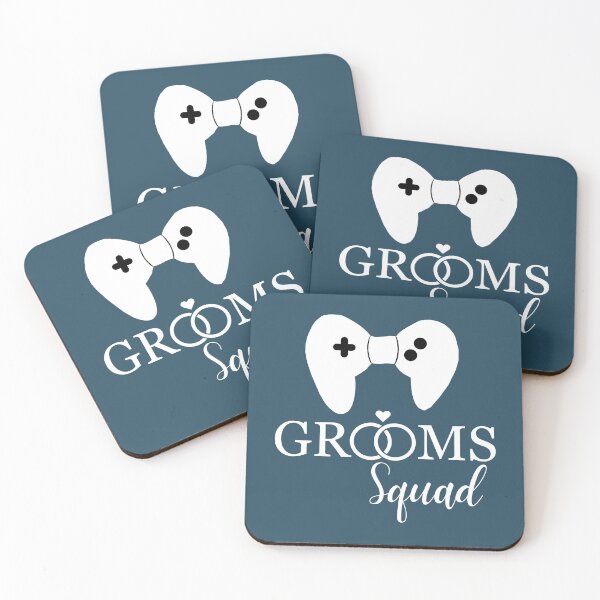 Item preview, Grooms Squad Wedding Bachelor Party Groomsmen Gamer Gift  designed and sold by Benchamart.