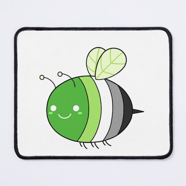 Item preview, Aromantic Pride Bee designed and sold by rainbow-milk.