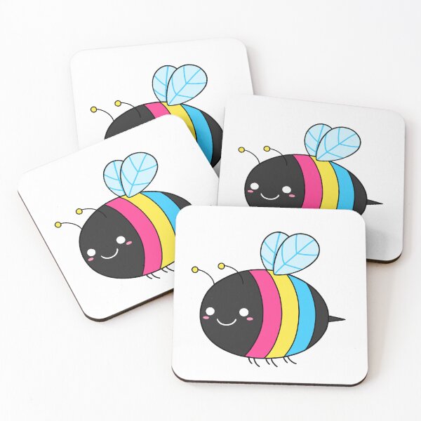 Item preview, Pansexual Pride Bee designed and sold by rainbow-milk.