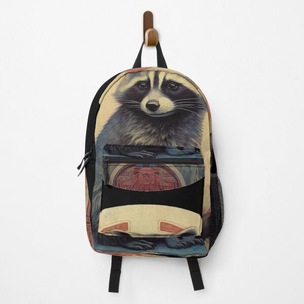 Item preview, Cute Raccoon Vintage Illustration designed and sold by Happy Mood Design.