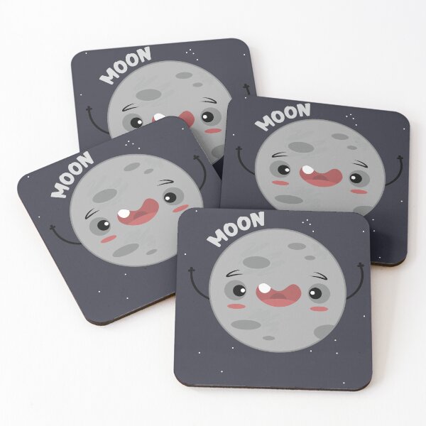 Item preview, Kawaii Moon Illustration by Möno Röso designed and sold by Moeno-Roeso.