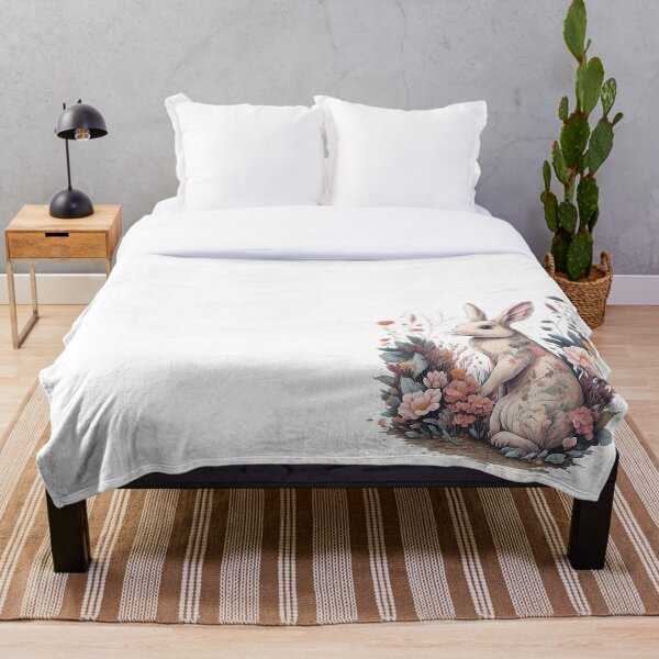 Item preview, Copy of Cute Bunny Rabbit in Flower Splash Colorful Watercolor 3D Vector Artwork Flowers and Leaves a high detailed illustration designed and sold by Sashindra Wijayarathna.