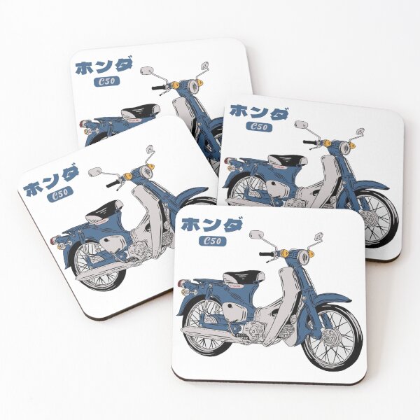 Item preview, Honda C50 Classic Motorcycle Art designed and sold by jorayaliu.