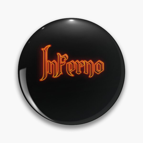 Item preview, Inferno (Fiery Glowing Text) designed and sold by Swabcraft.