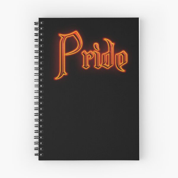 Item preview, Pride (Fiery Glowing Text) designed and sold by Swabcraft.