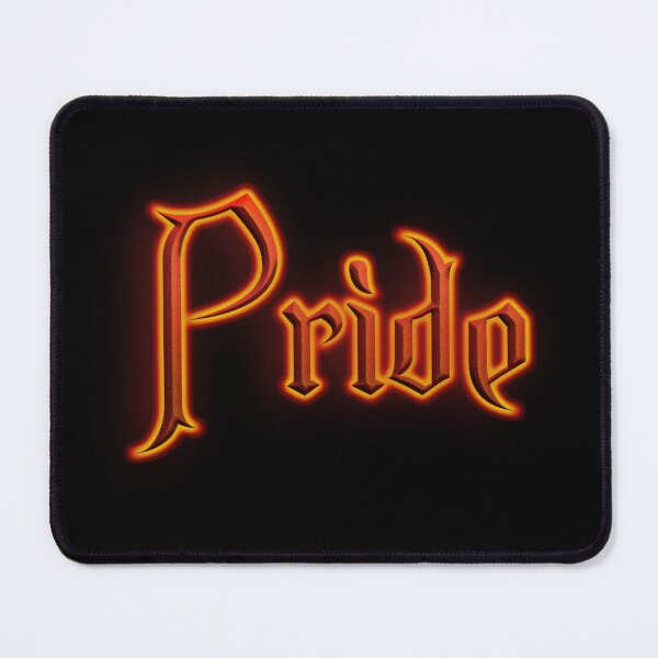 Item preview, Pride (Fiery Glowing Text) designed and sold by Swabcraft.