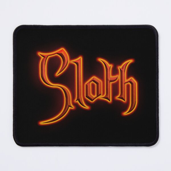 Item preview, Sloth (Fiery Glowing Text) designed and sold by Swabcraft.