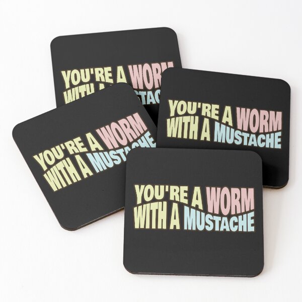 Item preview, Worm With A Mustache designed and sold by ChiweenieHobbit.