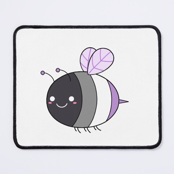 Item preview, Asexual Pride Bee designed and sold by rainbow-milk.