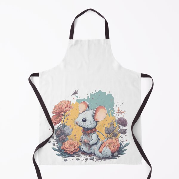 Item preview, Mice in Flower Splash Colorful Watercolor Mouse Rat Micky 3D Vector Artwork Flowers and Leaves a high detailed illustration designed and sold by Sashindra Wijayarathna.