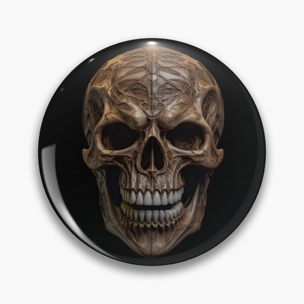 Item preview, Wooden skull  Head designed and sold by darksagas.