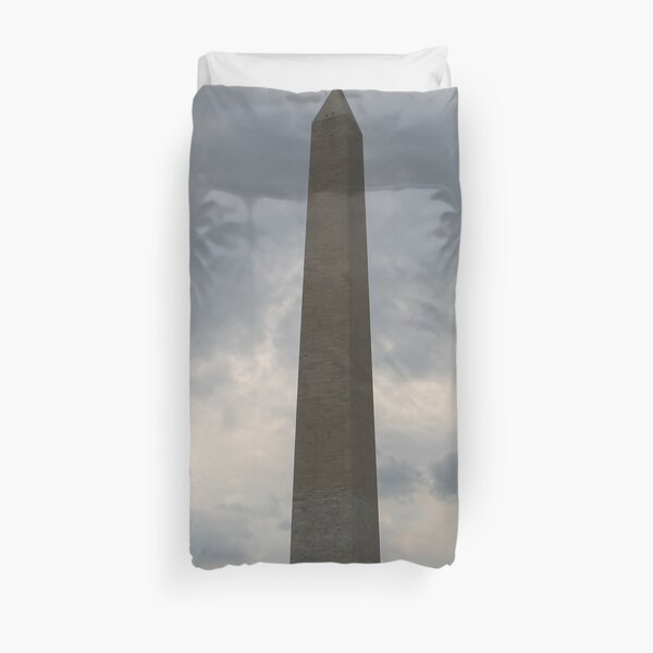 Washington Monument, obelisk, National Mall, Washington DC Duvet Cover
