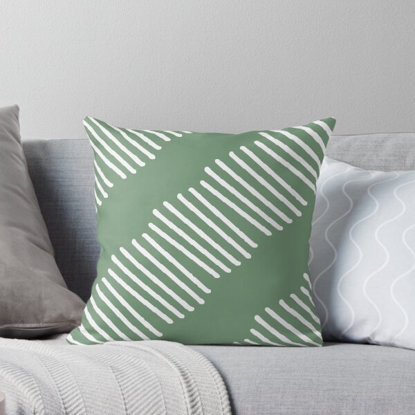 Item preview, Sage green and white abstract lined pattern designed and sold by by-jwp.