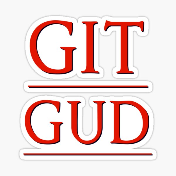 hornet git gud Sticker for Sale by AudiWhale