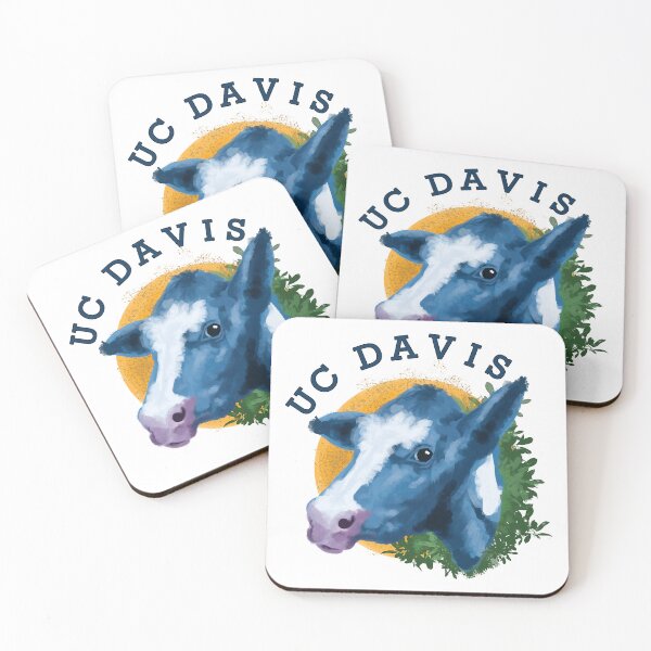 Item preview, Blue UC Davis Cow designed and sold by beamayako.