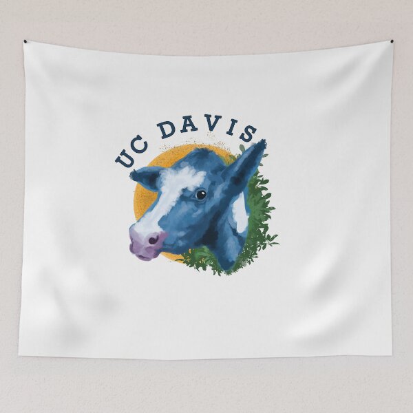 Item preview, Blue UC Davis Cow designed and sold by beamayako.