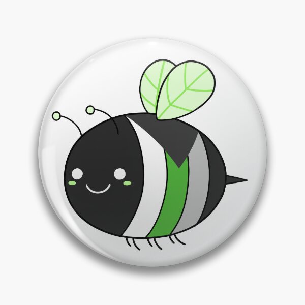 Item preview, Demiromantic Pride Bee designed and sold by rainbow-milk.