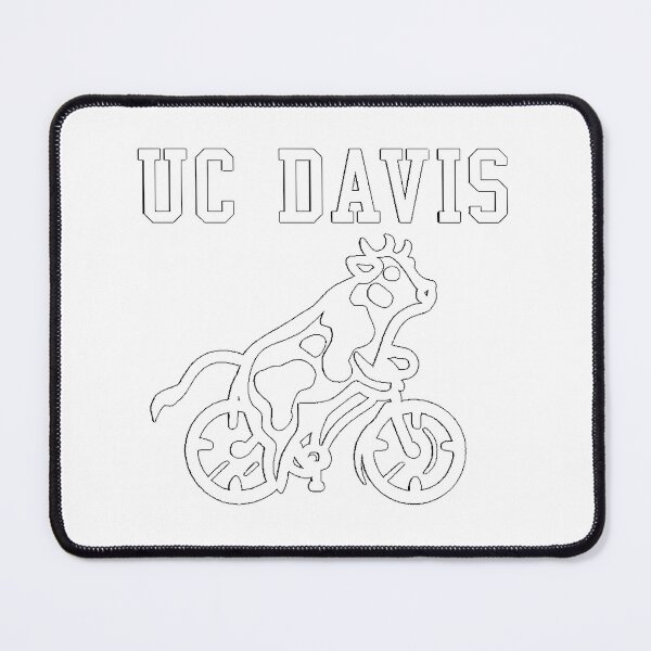 Item preview, UC Davis Cow Bicycle T Shirt (White) designed and sold by beamayako.
