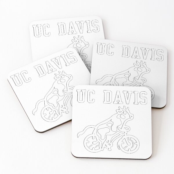 Item preview, UC Davis Cow Bicycle T Shirt (White) designed and sold by beamayako.