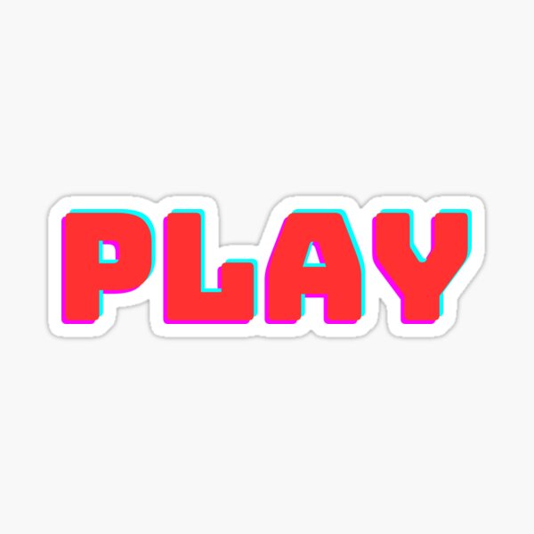 PLAY Sticker