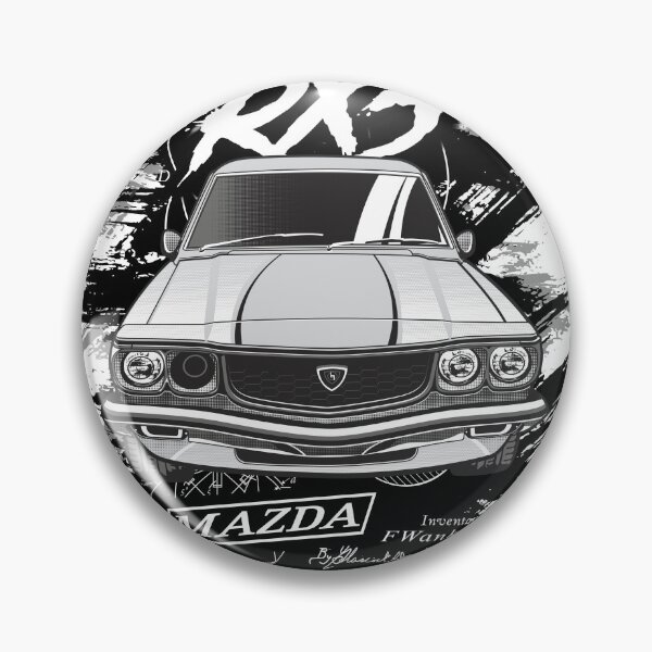 Item preview, Silver Rx3 Retro Vintage Mazda Rotary Powered Wankel JDM designed and sold by dragphotos.