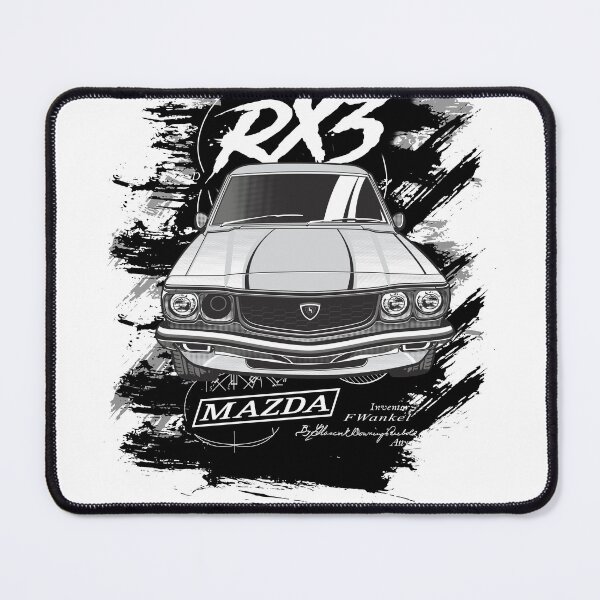 Item preview, Silver Rx3 Retro Vintage Mazda Rotary Powered Wankel JDM designed and sold by dragphotos.