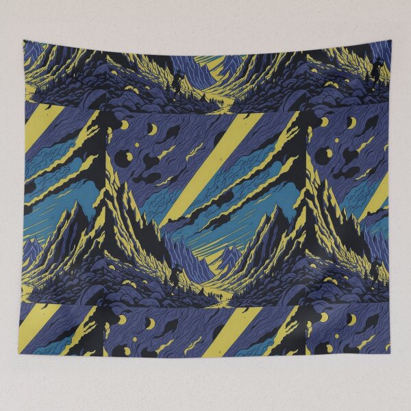 Item preview, Vibrant Echoes - Pop Art Artwork designed and sold by Skyhu-Art.