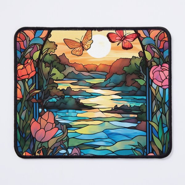 Artikelvorschau, colorful stained glass motive 0003 entworfen und verkauft von Picture-Art.