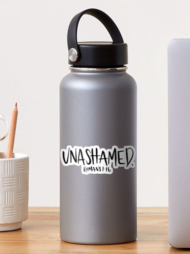 Thumbnail 1 of 3, Sticker, unashamed designed and sold by scriptedbysyd.