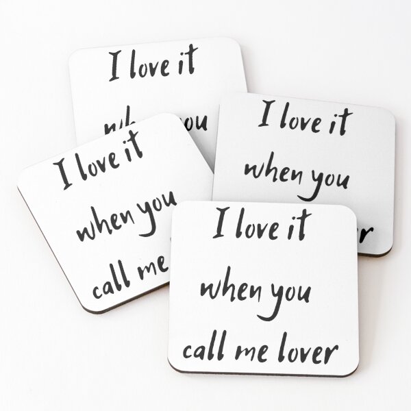 Item preview,  I Love It When You Call Me Lover designed and sold by sarasapiro.
