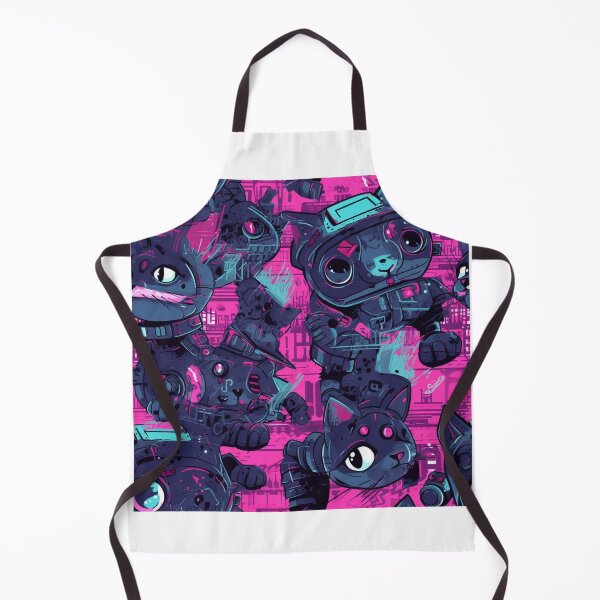 Item preview, Cyborg Cats in Dimension-X designed and sold by FlameOwlDesign.