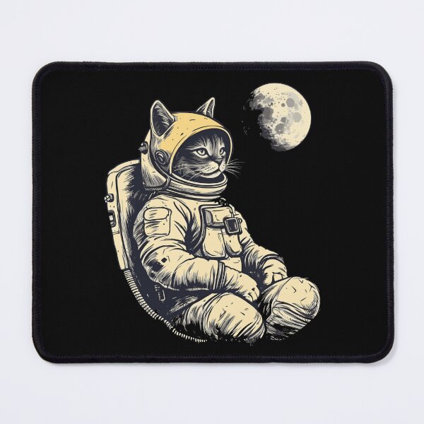 Item preview, Moonlit Space Cat designed and sold by purrestrial-co.
