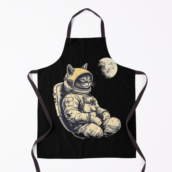 Item preview, Moonlit Space Cat designed and sold by purrestrial-co.